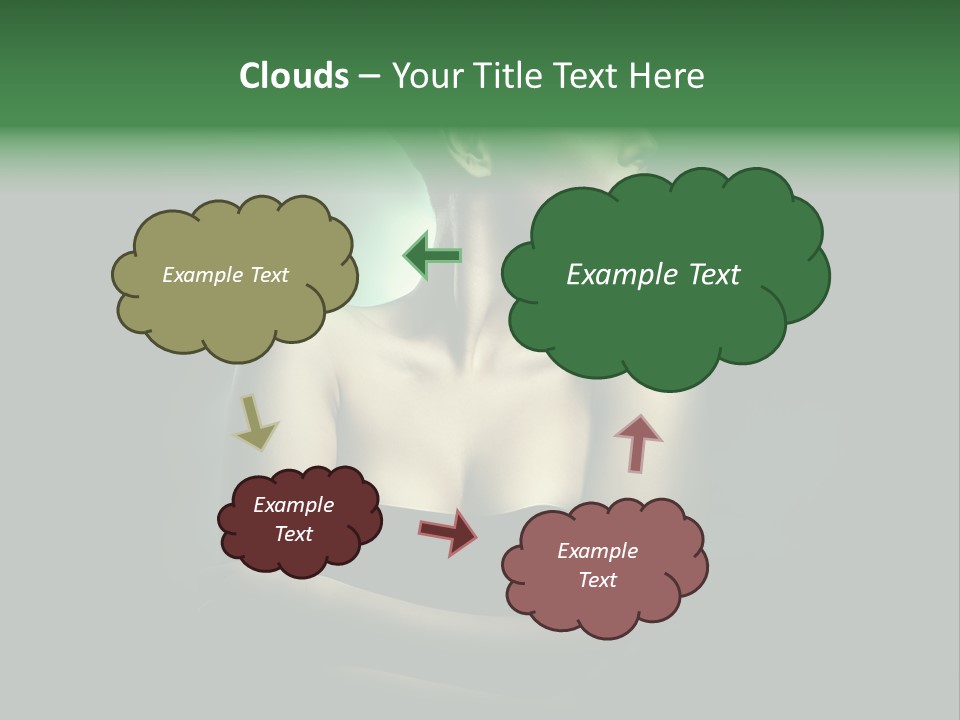 Hairstyle Green Elegant PowerPoint Template