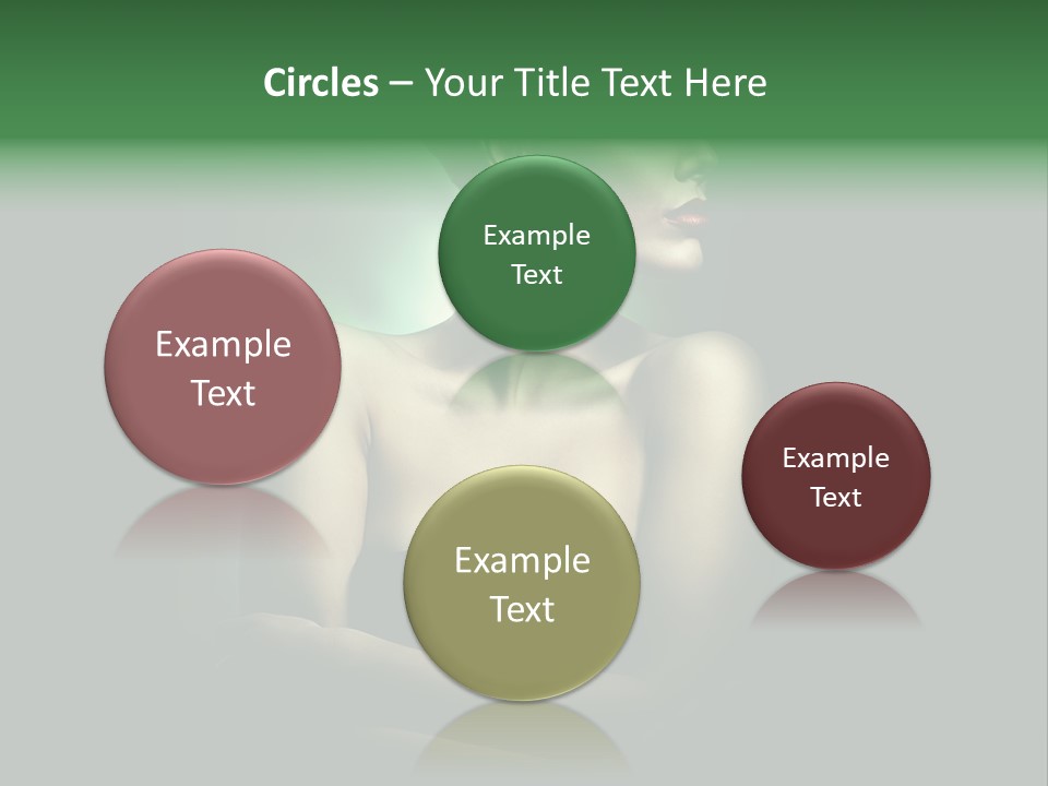 Hairstyle Green Elegant PowerPoint Template