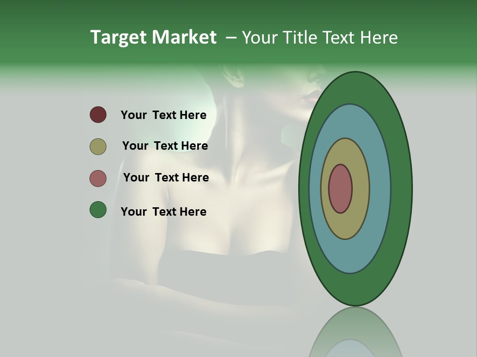 Hairstyle Green Elegant PowerPoint Template