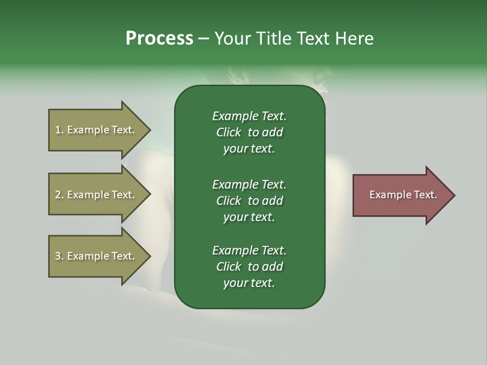 Hairstyle Green Elegant PowerPoint Template