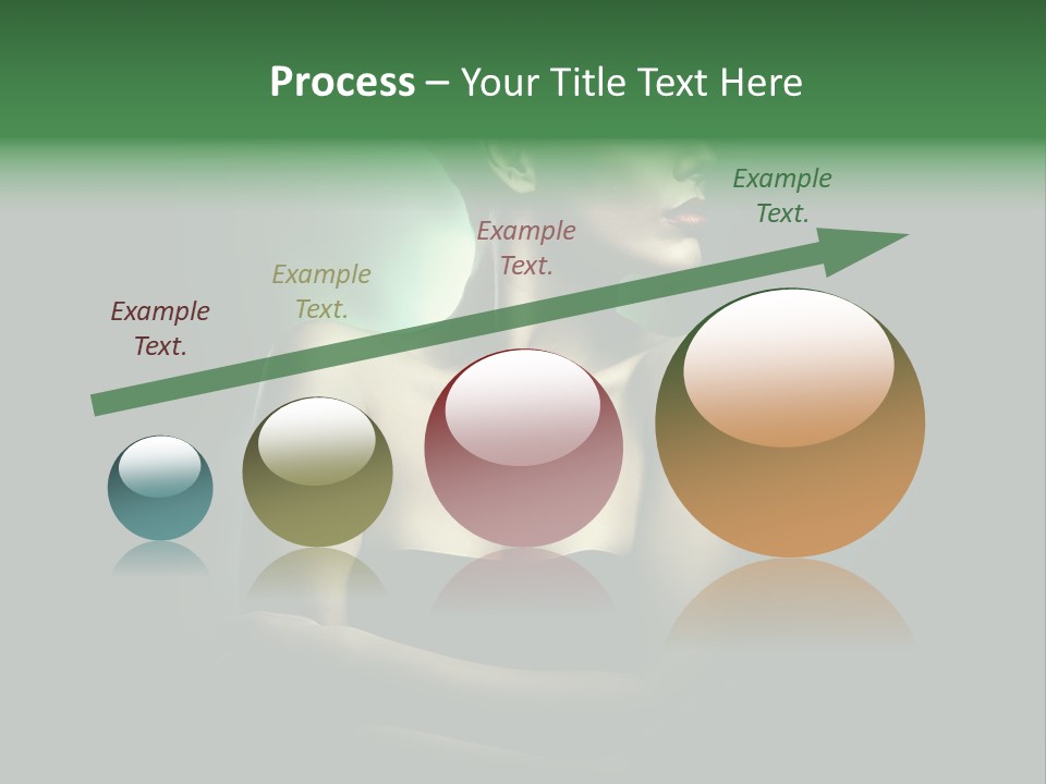 Hairstyle Green Elegant PowerPoint Template