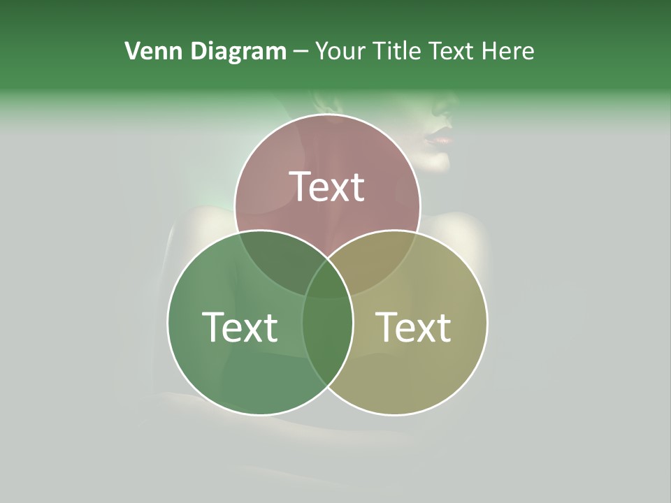 Hairstyle Green Elegant PowerPoint Template