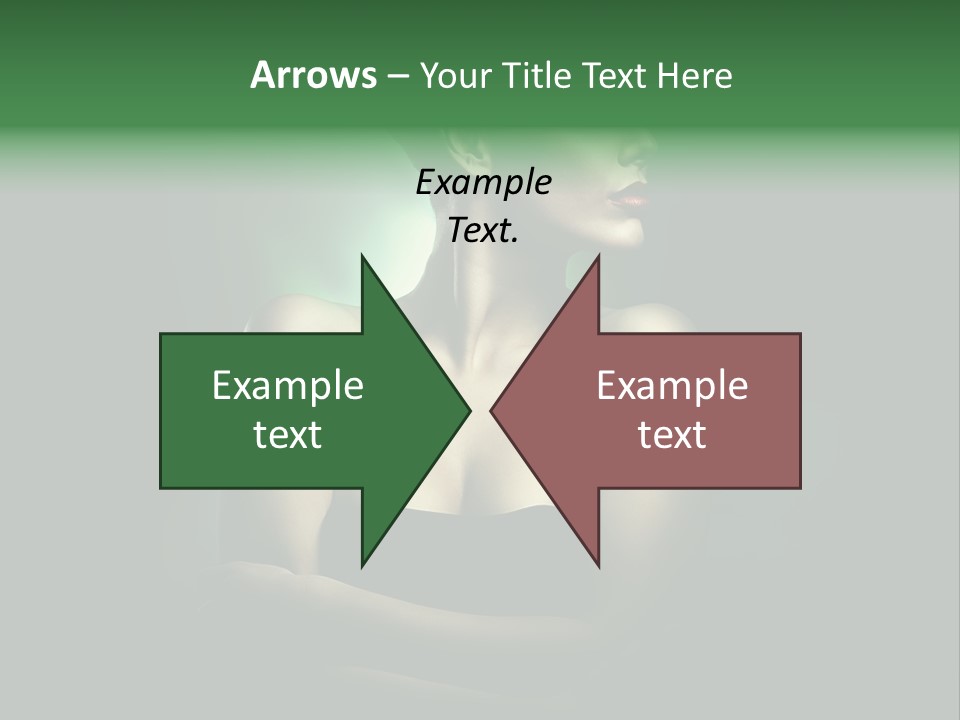 Hairstyle Green Elegant PowerPoint Template