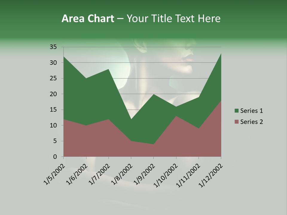 Hairstyle Green Elegant PowerPoint Template