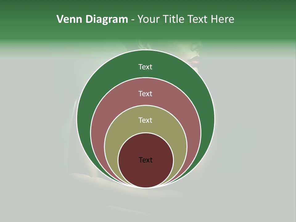 Hairstyle Green Elegant PowerPoint Template