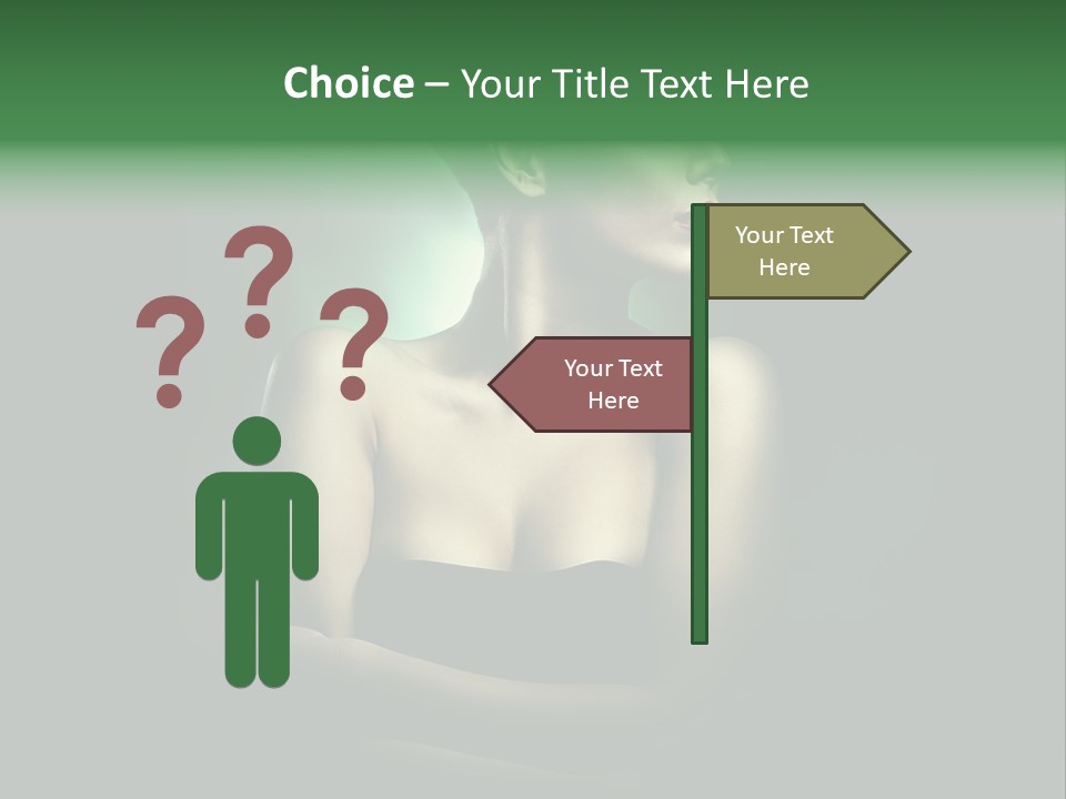 Hairstyle Green Elegant PowerPoint Template