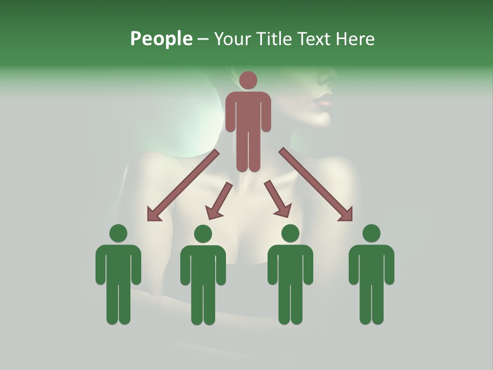 Hairstyle Green Elegant PowerPoint Template