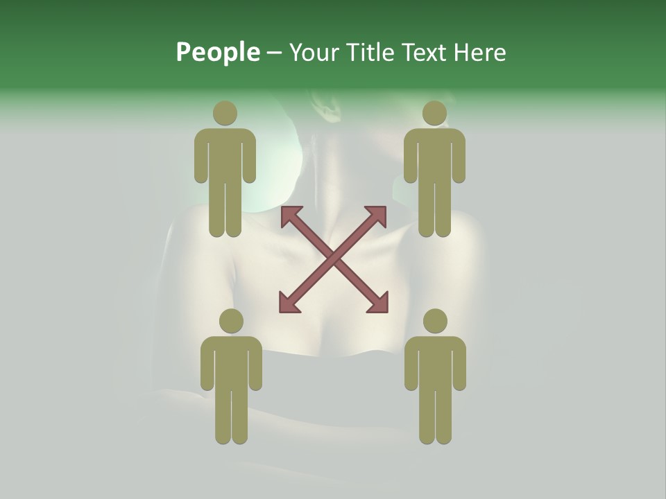 Hairstyle Green Elegant PowerPoint Template