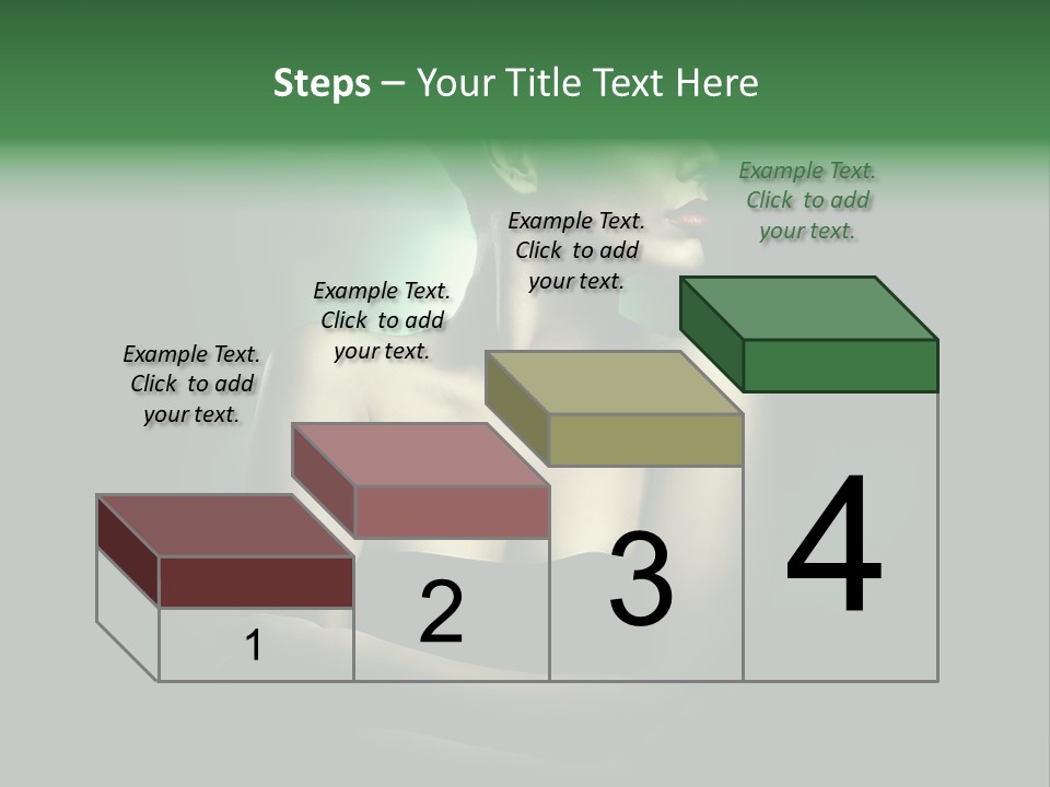 Hairstyle Green Elegant PowerPoint Template