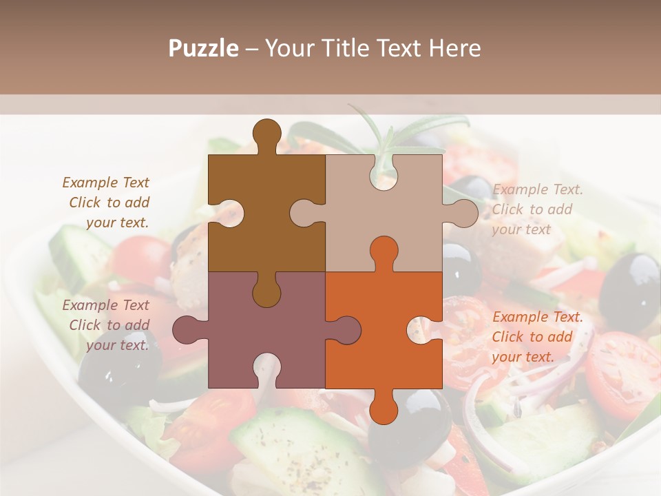 Dish Meal Dinner PowerPoint Template