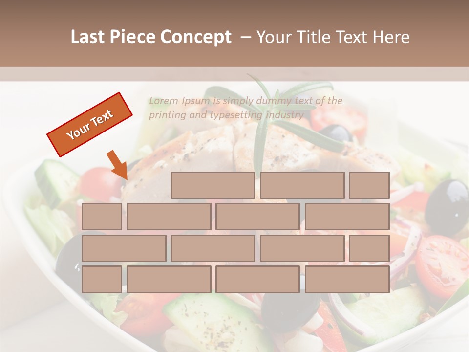 Dish Meal Dinner PowerPoint Template