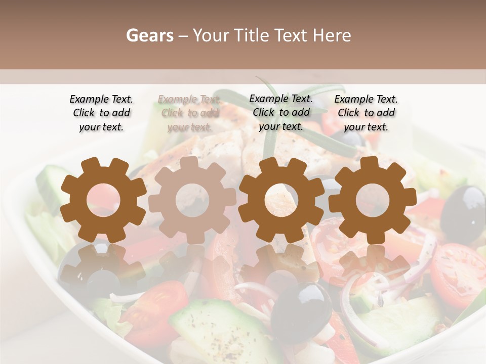 Dish Meal Dinner PowerPoint Template