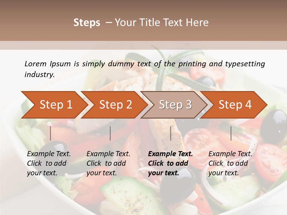 Dish Meal Dinner PowerPoint Template