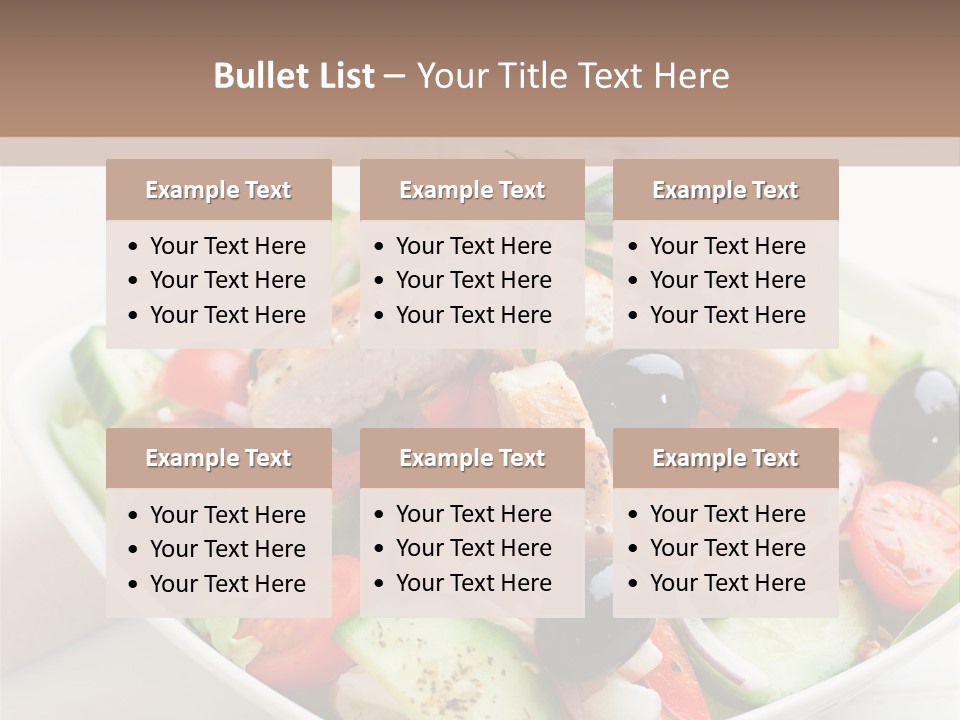 Dish Meal Dinner PowerPoint Template