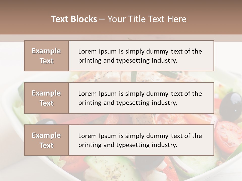 Dish Meal Dinner PowerPoint Template