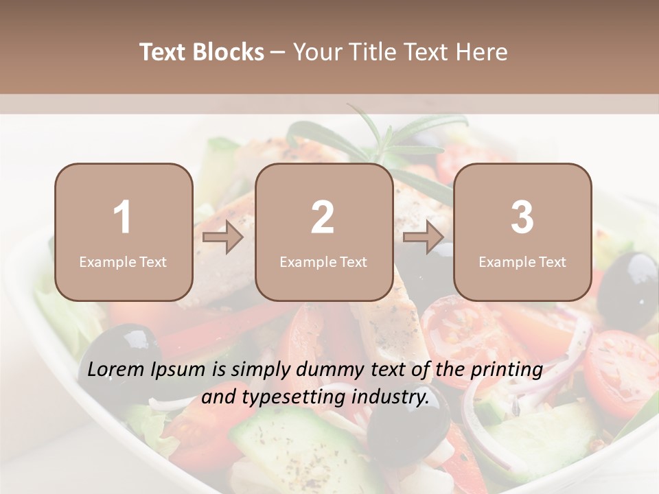 Dish Meal Dinner PowerPoint Template