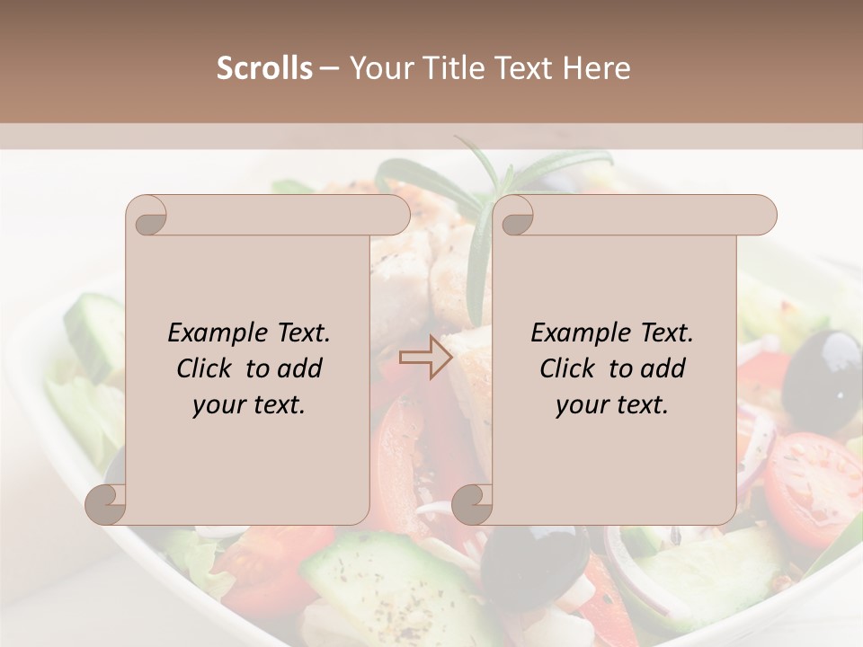Dish Meal Dinner PowerPoint Template