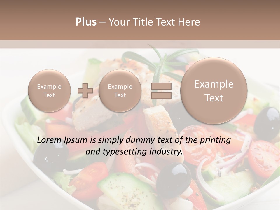 Dish Meal Dinner PowerPoint Template
