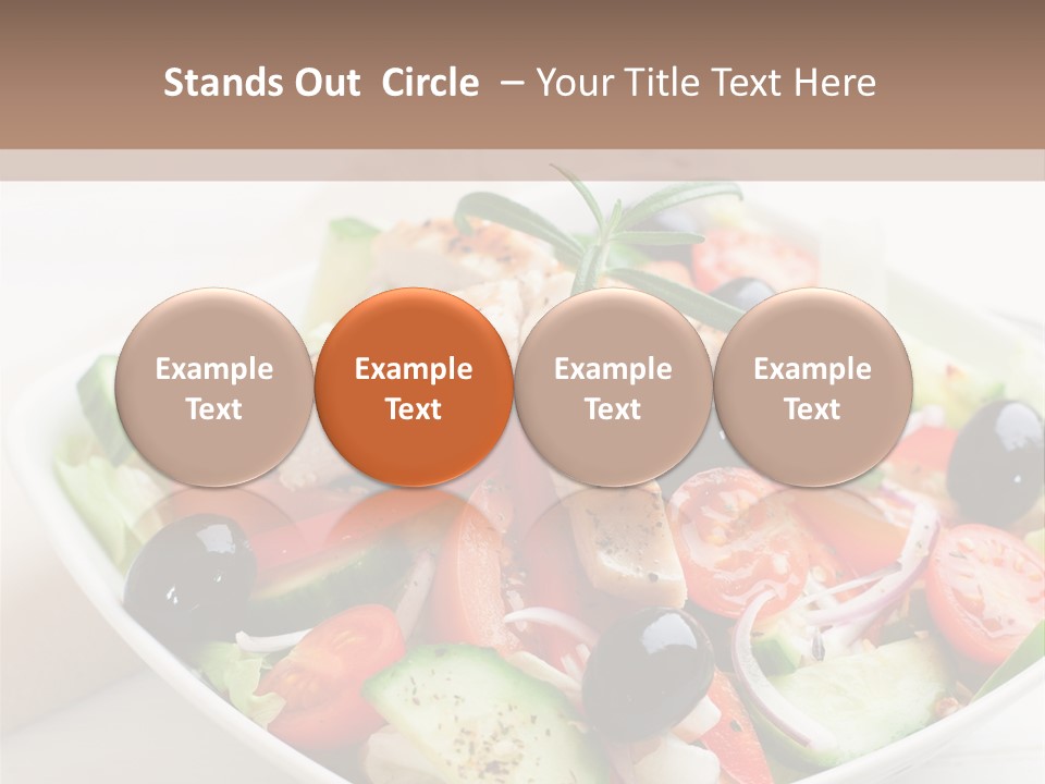 Dish Meal Dinner PowerPoint Template