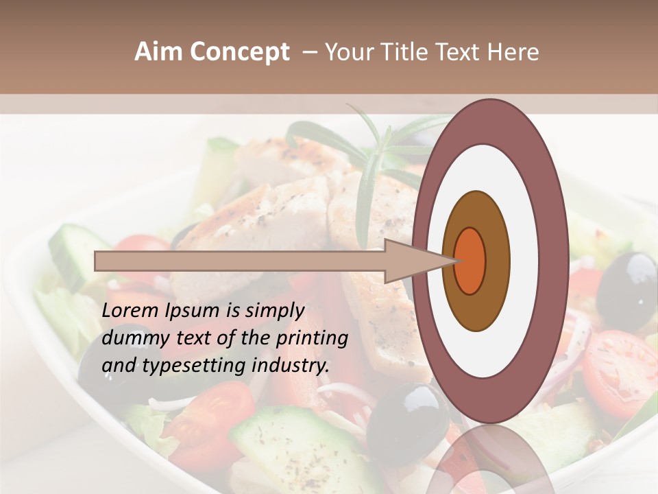 Dish Meal Dinner PowerPoint Template
