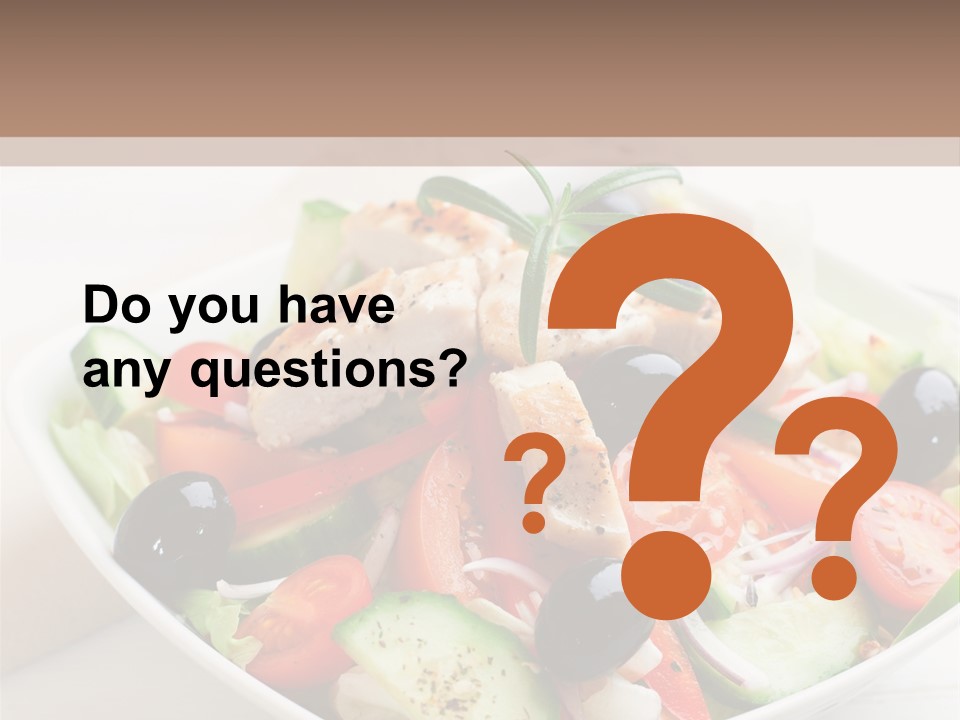 Dish Meal Dinner PowerPoint Template