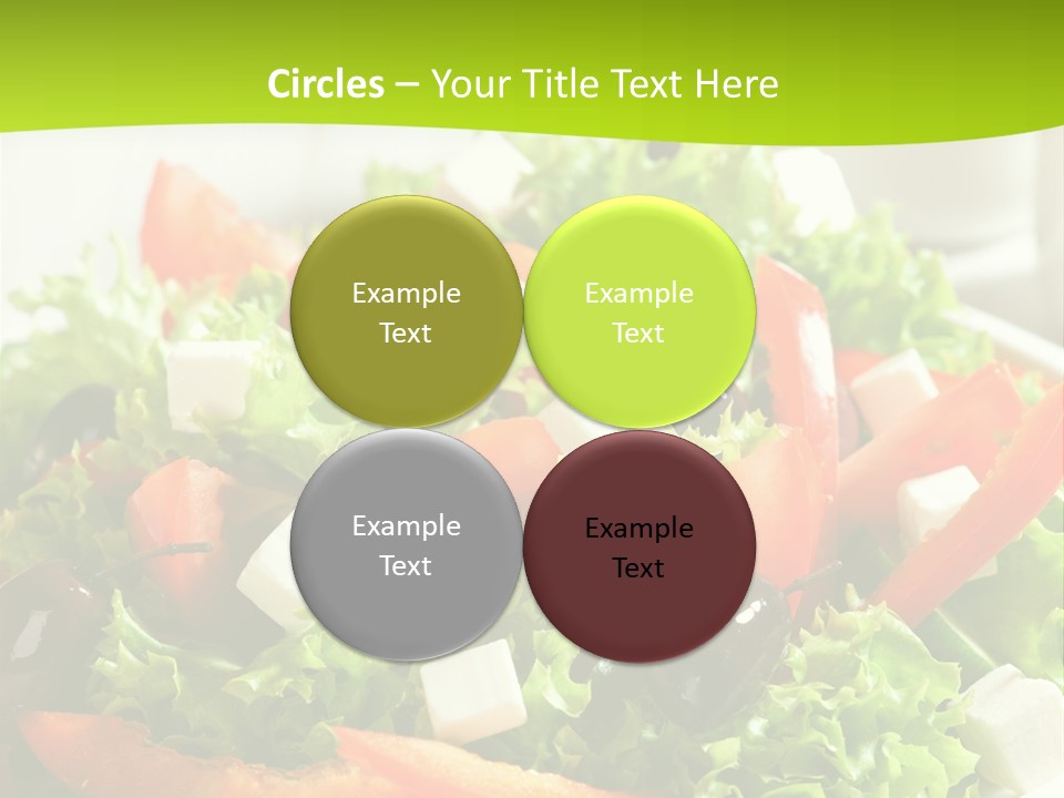 Olives Appetizer Closeup PowerPoint Template