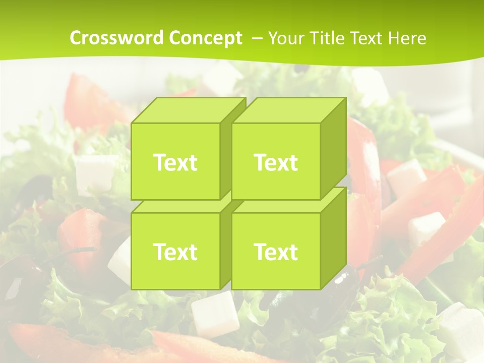 Olives Appetizer Closeup PowerPoint Template