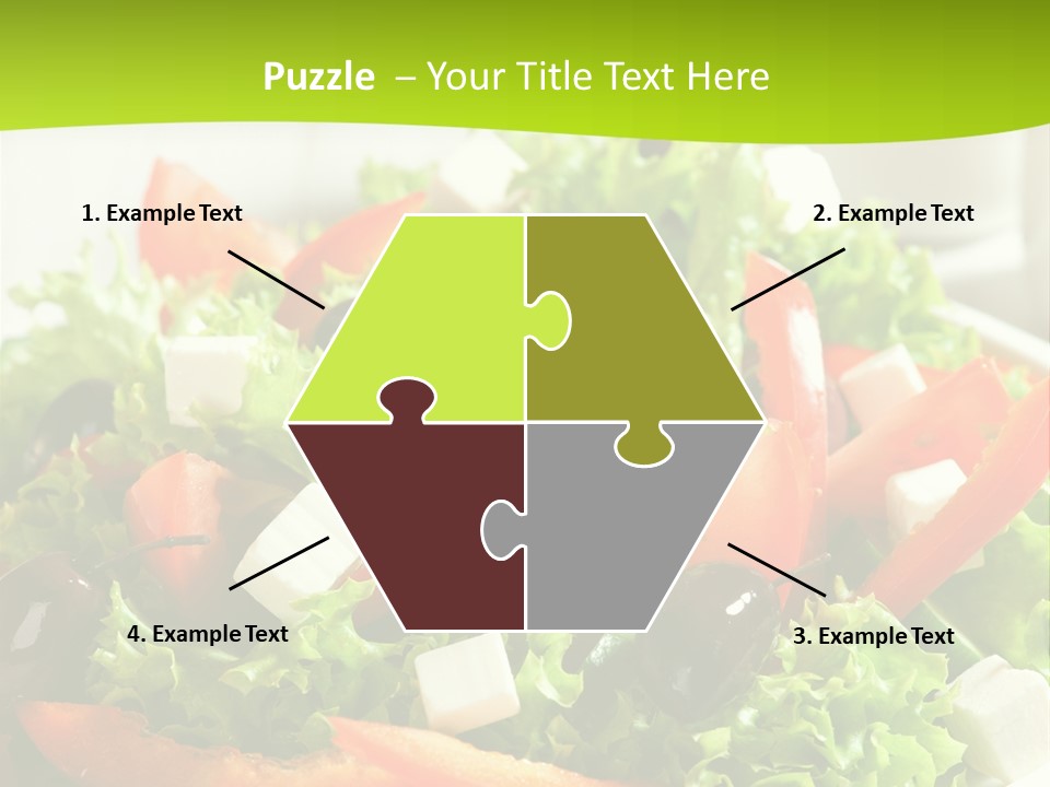 Olives Appetizer Closeup PowerPoint Template