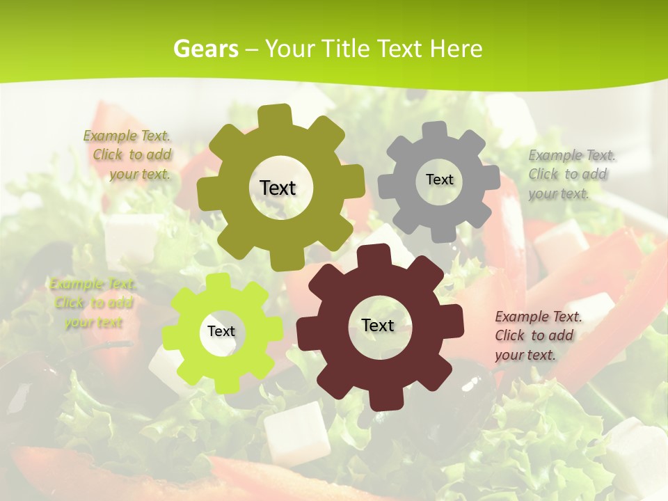 Olives Appetizer Closeup PowerPoint Template