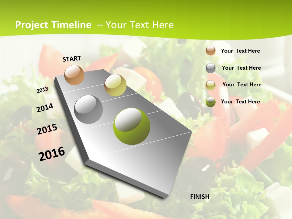 Olives Appetizer Closeup PowerPoint Template