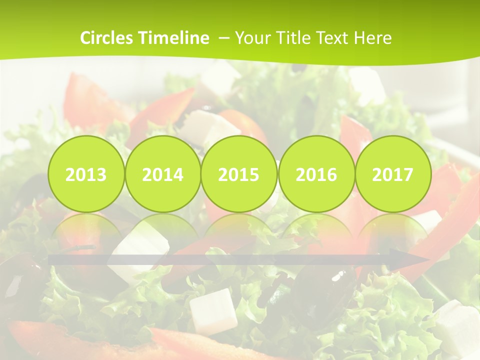 Olives Appetizer Closeup PowerPoint Template