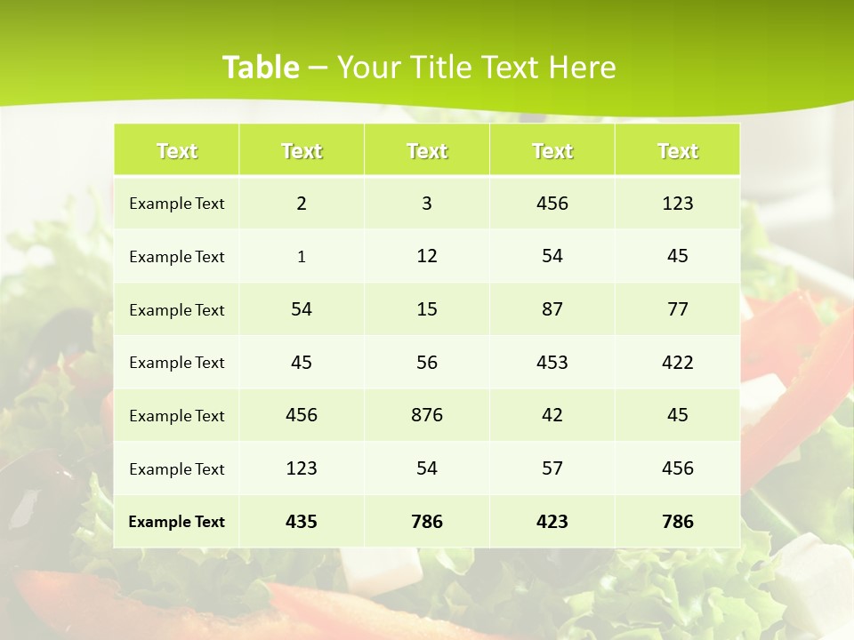 Olives Appetizer Closeup PowerPoint Template