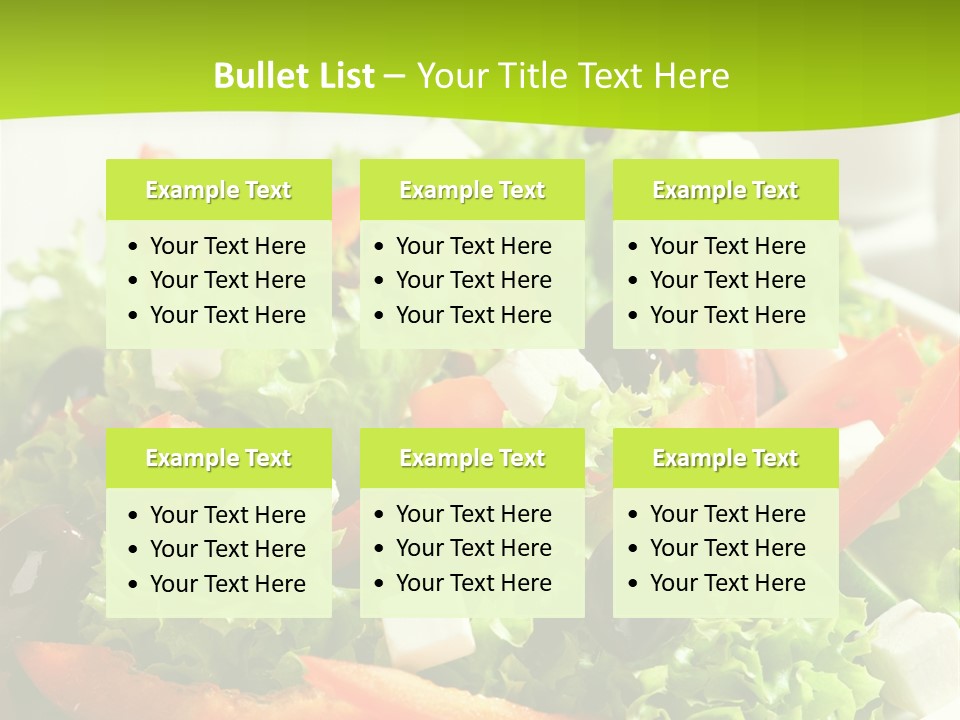 Olives Appetizer Closeup PowerPoint Template