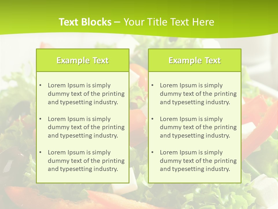 Olives Appetizer Closeup PowerPoint Template