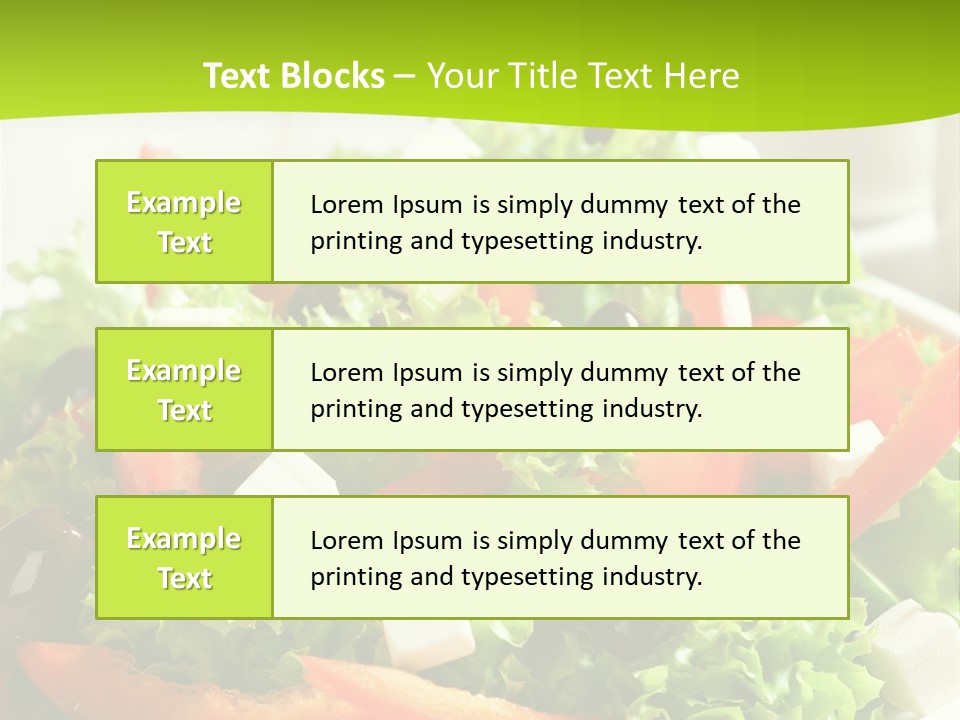 Olives Appetizer Closeup PowerPoint Template