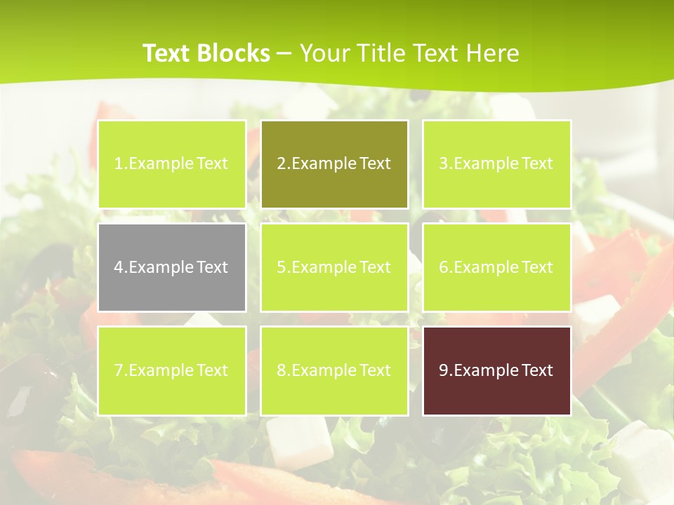 Olives Appetizer Closeup PowerPoint Template