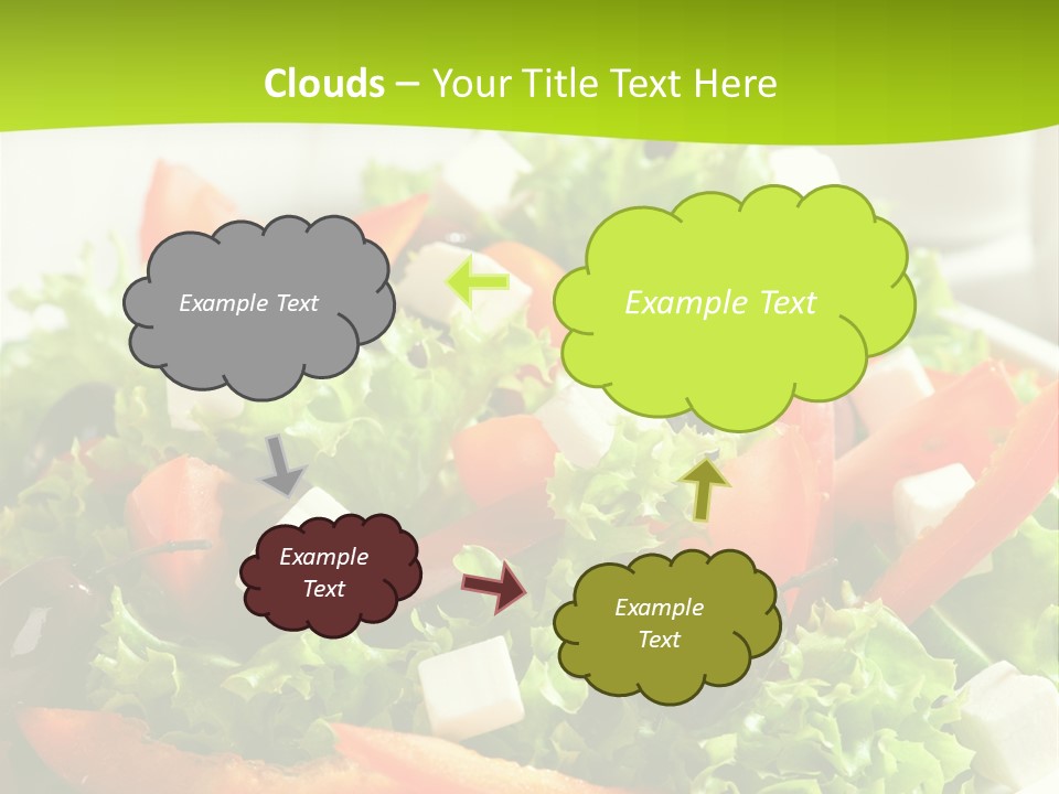 Olives Appetizer Closeup PowerPoint Template