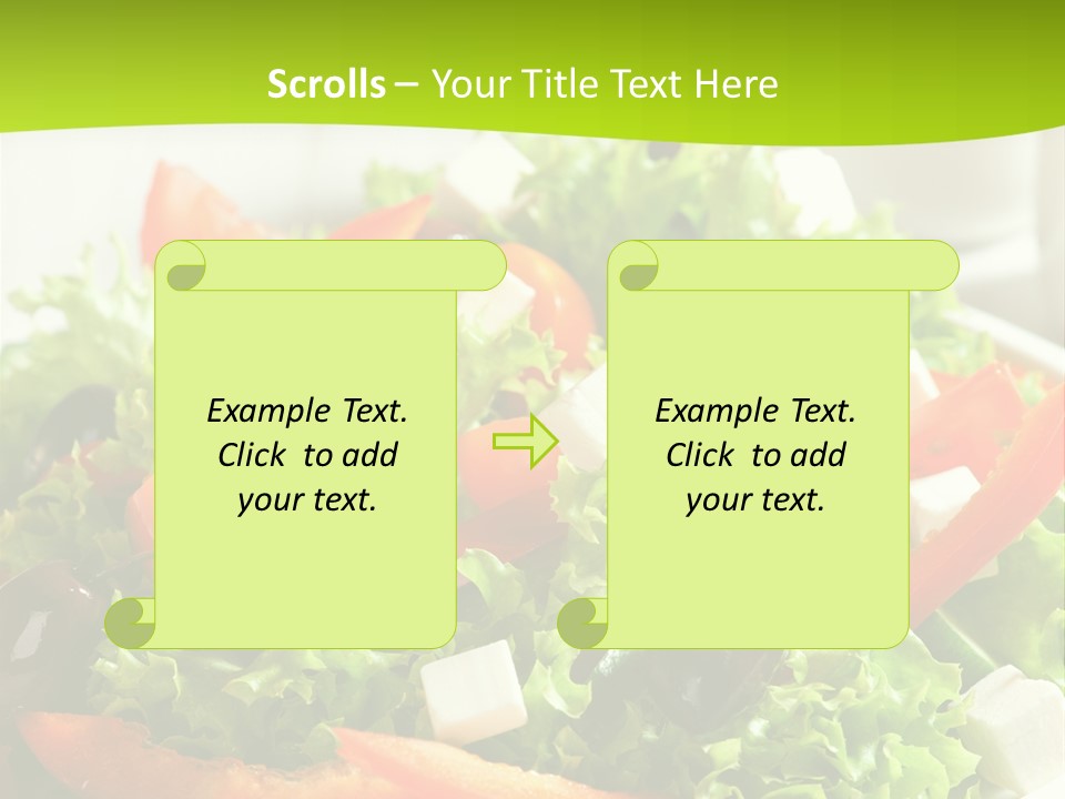 Olives Appetizer Closeup PowerPoint Template