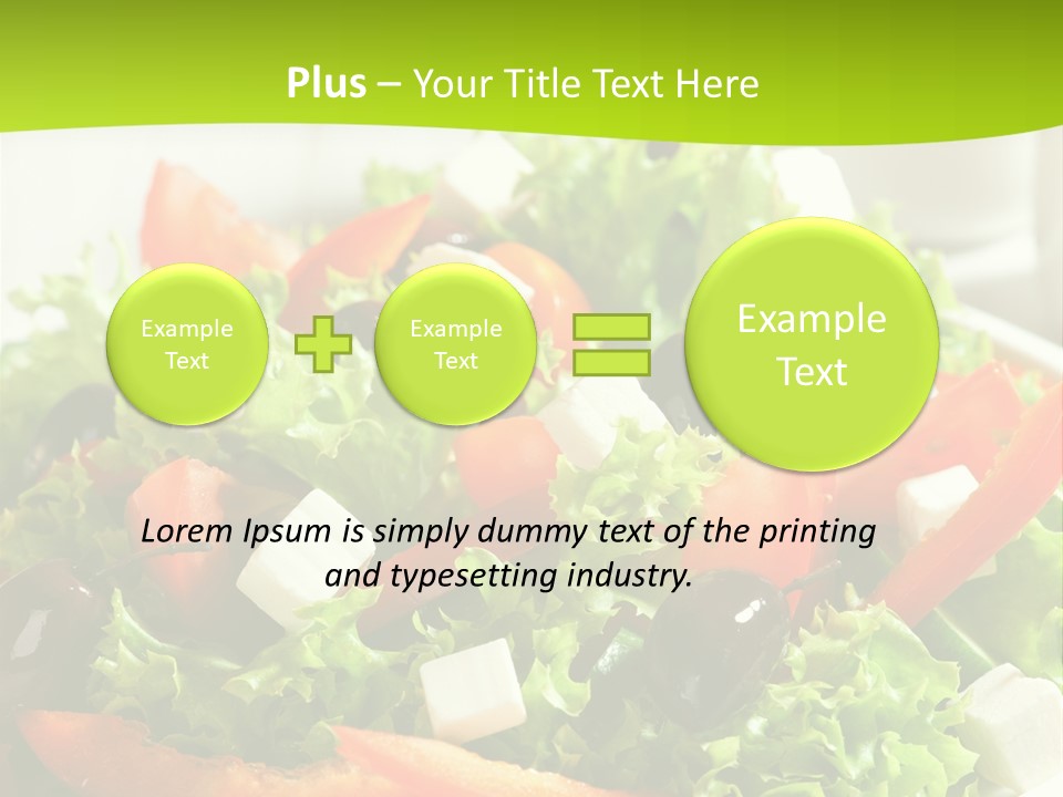 Olives Appetizer Closeup PowerPoint Template