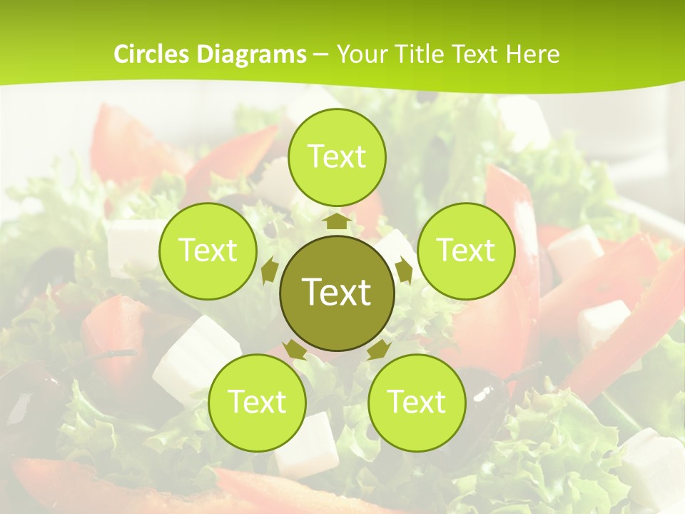 Olives Appetizer Closeup PowerPoint Template