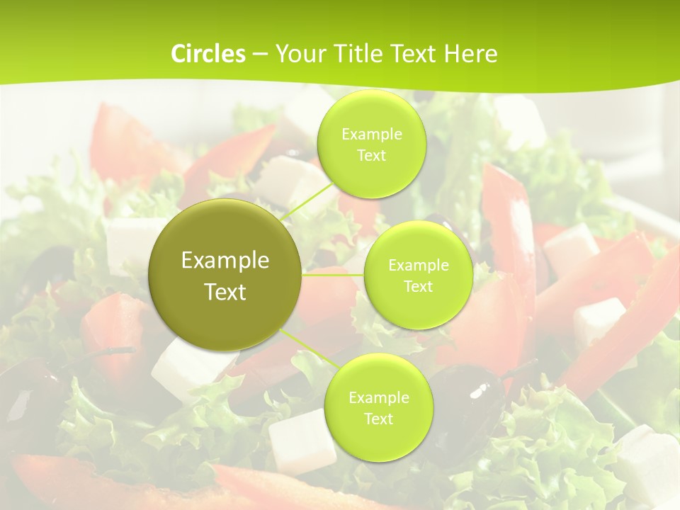 Olives Appetizer Closeup PowerPoint Template