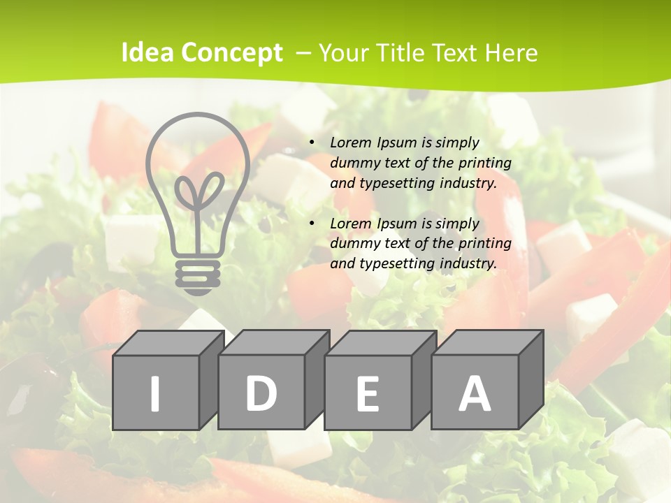 Olives Appetizer Closeup PowerPoint Template