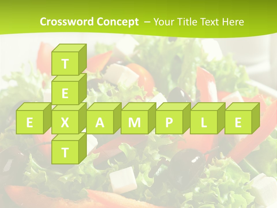 Olives Appetizer Closeup PowerPoint Template