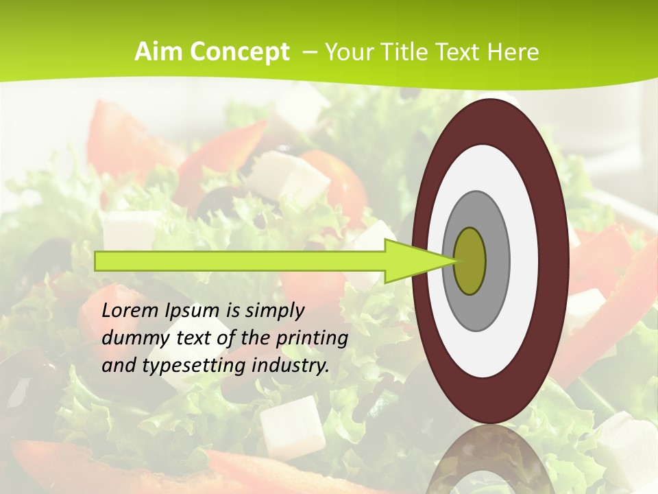 Olives Appetizer Closeup PowerPoint Template