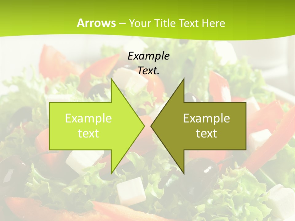 Olives Appetizer Closeup PowerPoint Template