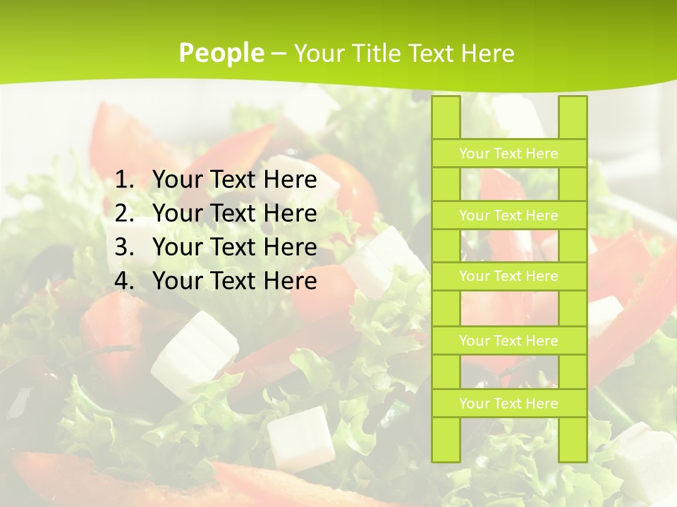 Olives Appetizer Closeup PowerPoint Template