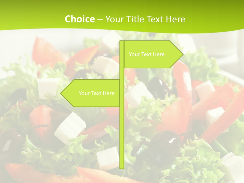 Olives Appetizer Closeup PowerPoint Template