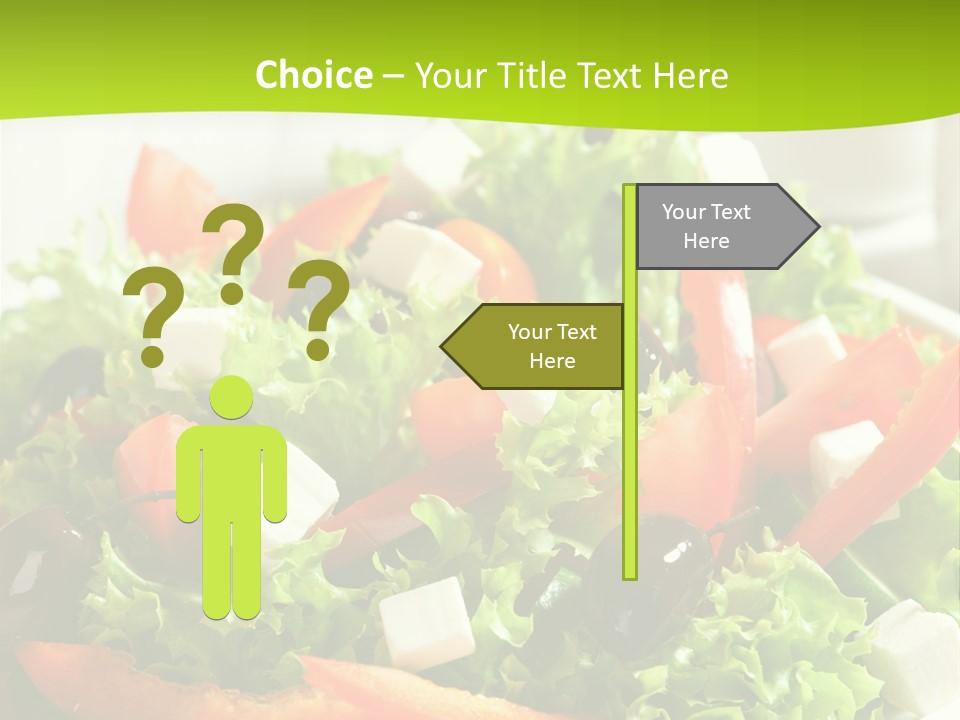 Olives Appetizer Closeup PowerPoint Template