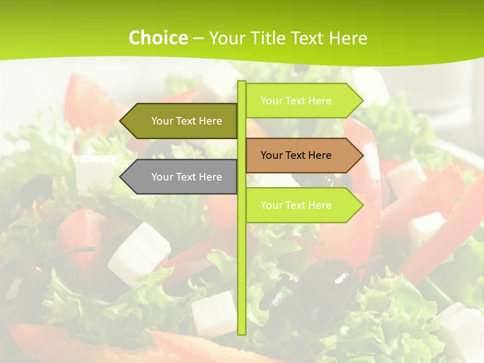 Olives Appetizer Closeup PowerPoint Template