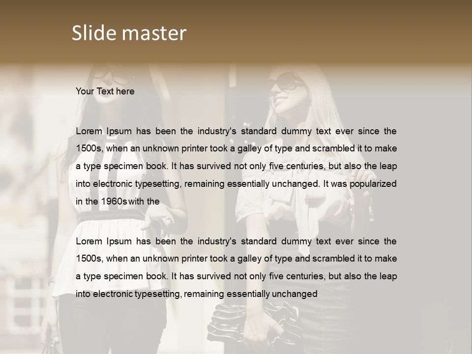 Hand Smile Attractive PowerPoint Template